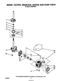 Brake, clutch, gearcase, motor and pump