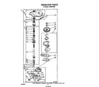 Whirlpool LA5668XSW0 gearcase diagram