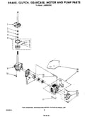 Brake, clutch, gearcase, motor and pump