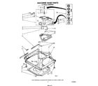 Whirlpool LA6800XSW0 machine base diagram