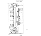 Whirlpool LA6800XSW0 gearcase diagram