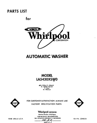 Front cover