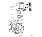 Whirlpool LA5530XSW0 machine base diagram