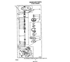 Whirlpool LA5530XSW0 gearcase diagram