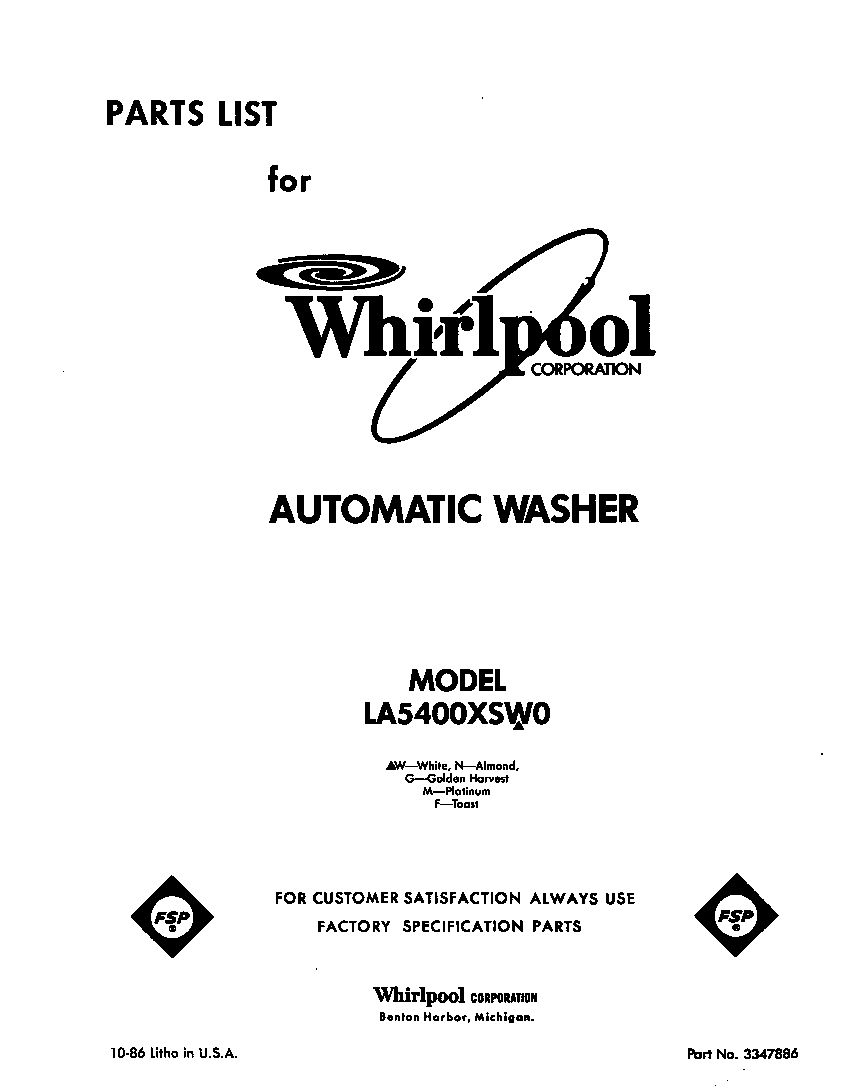 Front cover