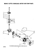 Brake, clutch, gearcase, motor and pump