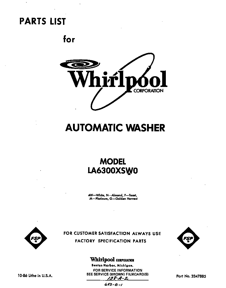 Front cover