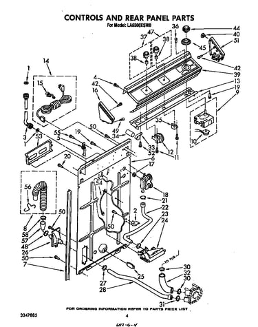 Controls and rear panel