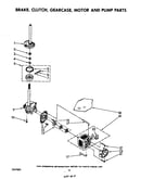 Brake, clutch,gearcase, motor and pump
