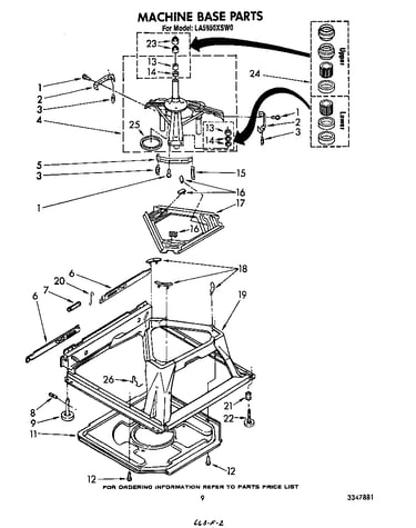Machine base