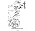 Whirlpool LA6150XSW0 machine base diagram