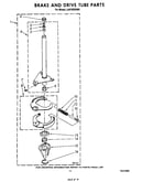 Brake and drive tube