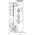 Whirlpool LA6150XSW0 gearcase diagram