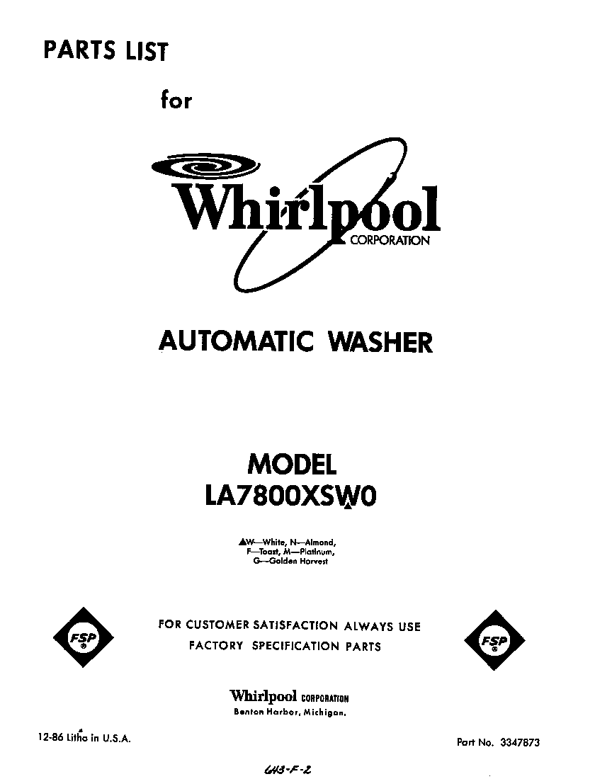 Front cover