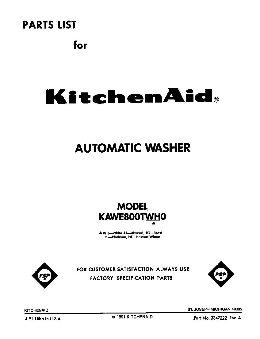 Front cover