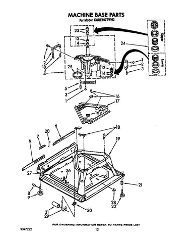 Machine base