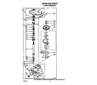KitchenAid KAWE800TWH0 gearcase diagram