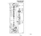 KitchenAid KAWE700TWH0 gearcase diagram