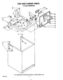 Top and cabinet