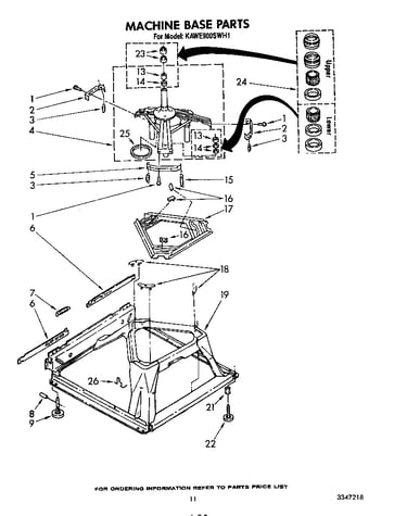 Machine base