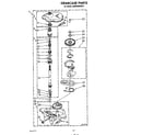 KitchenAid KAWE800SWH1 gearcase diagram