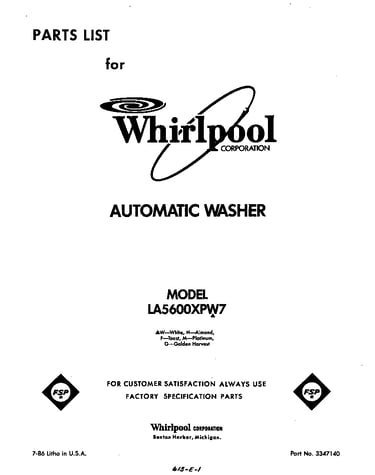 Front cover