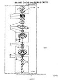 Basket drive and brake