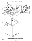 Top and cabinet
