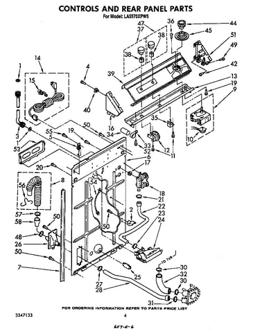 Controls and rear panel