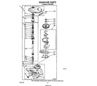 Whirlpool LA5570XPW5 gearcase diagram