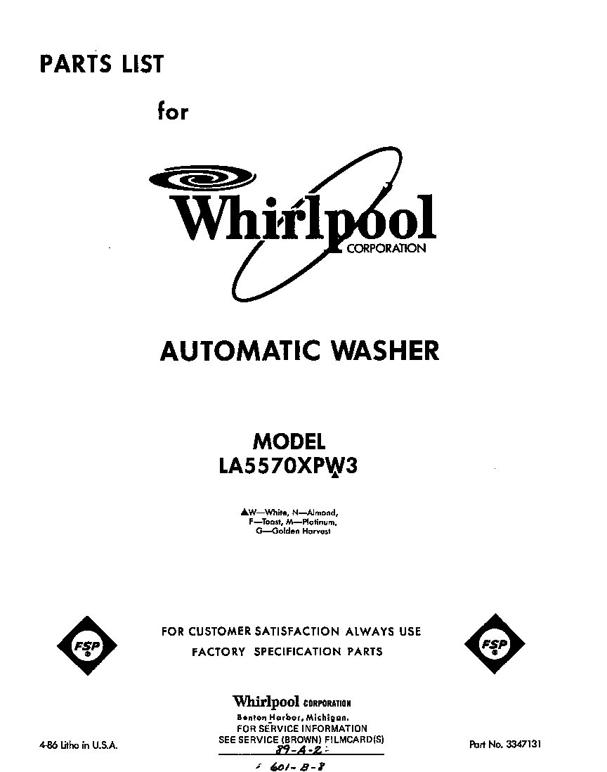 Front cover