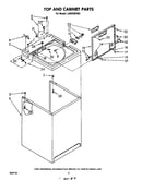Top and cabinet