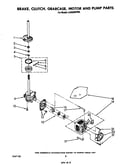 Brake, clutch, gearcase, motor and pump
