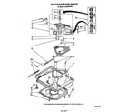 Whirlpool LA5550XPW4 machine base diagram