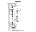 Whirlpool LA5550XPW4 gearcase diagram
