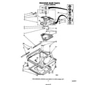 Whirlpool LA6500XPW6 machine base diagram