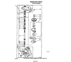 Whirlpool LA6300XPW6 gearcase diagram