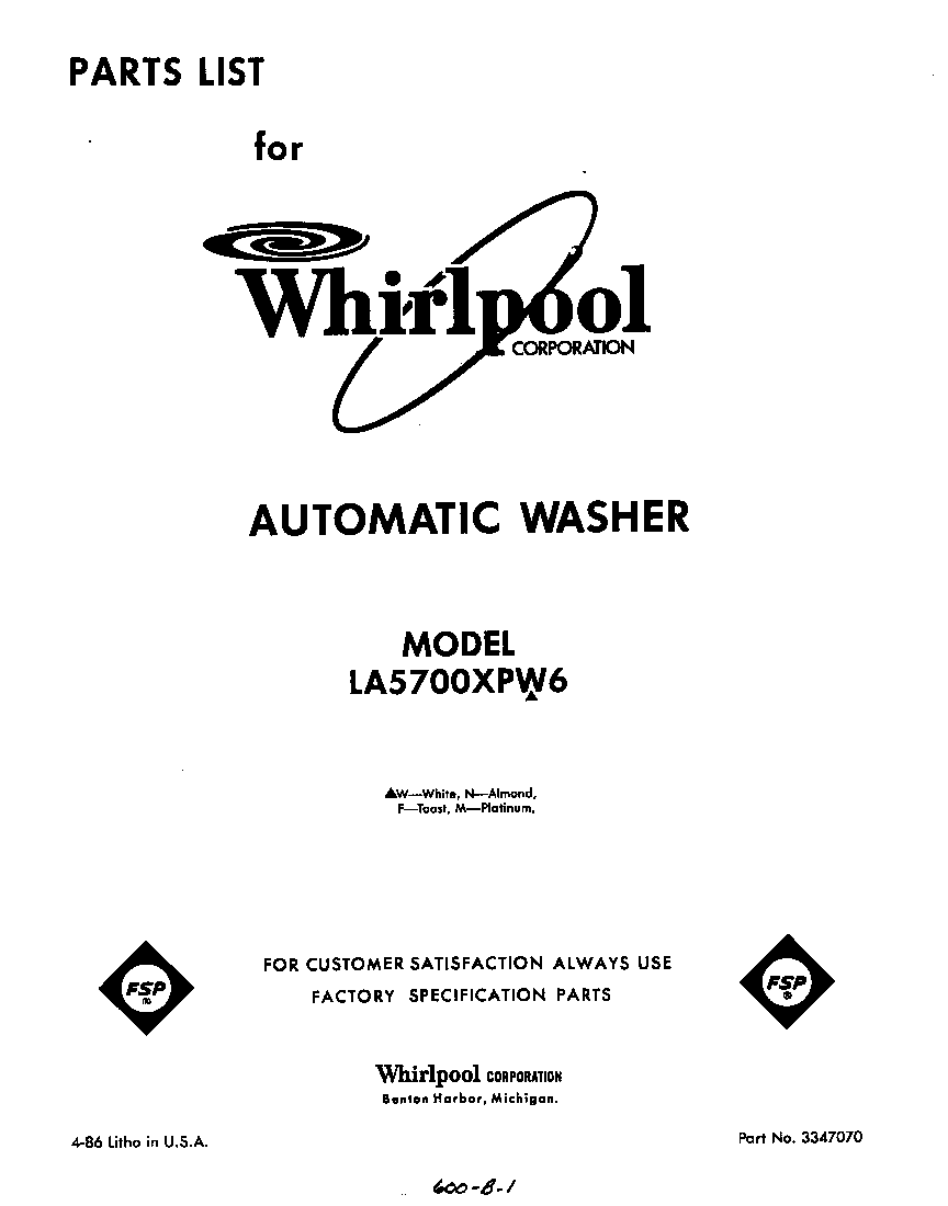 Front cover