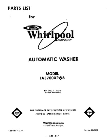 Front cover