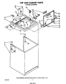 Top and cabinet