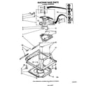 Whirlpool LA5700XPW6 machine base diagram