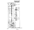Whirlpool LA5700XPW6 gearcase diagram