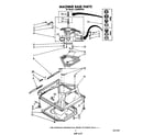 Whirlpool LA5600XPW6 machine base diagram