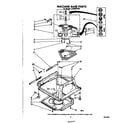 Whirlpool LA5500XPW6 machine base diagram