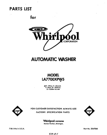 Front cover