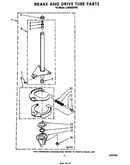Brake and drive tube