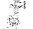 Whirlpool LA5430XPW5 machine base diagram