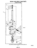 Brake and drive tube