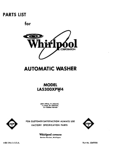 Front cover