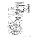Whirlpool LA5300XPW4 machine base diagram